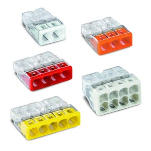 와고 전선 커넥터 2273 단선용 직결형 와이어 연결 단자 간편 설치 전기 작업