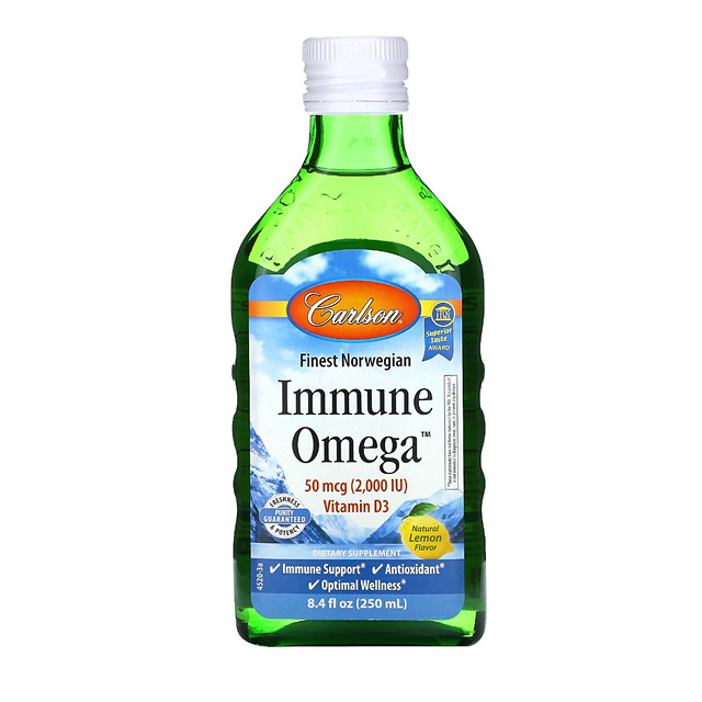 칼슨 <b>이뮨 오메가</b> 네츄럴 레몬 250ml