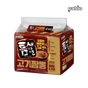 팔도 틈새라면 고기짬뽕 120g 32개
