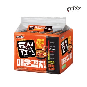 팔도 틈새라면 매운김치 120g 32개