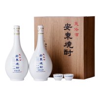 조옥화 김연박 명인 민속주 안동소주 특3호 800ml 2본 + 잔2 45도 선물세트