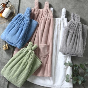 배스랩타월 샤워 랩 타월 가운 골프 가운 로브 5컬러