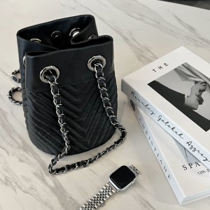 [자체제작] 헤르몬 프리미엄 양가죽 퀼팅 복조리 체인백 크로스백 램스킨 104