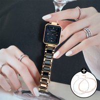 미니골드 여성 라운드 세라믹밴드 시계 손목시계 WSB003+팔찌