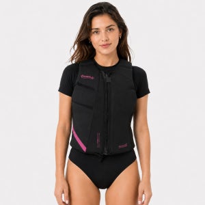 오닐 SMU 한정판 플레어 플러스 여성 라이프자켓 - 4351 FLARE PLUS VEST - BP8 BK/PINK 워터파크 스노쿨링 제트스키 웨이크 구명조끼