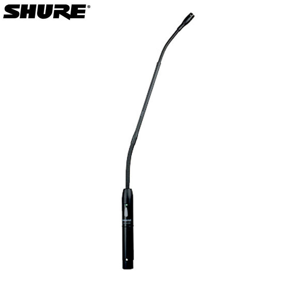 Shure 슈어 강대상마이크 구즈넥마이크 MX418S/S 18인치 초지향성