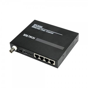 솔텍 SFC320S EOC동축전송 이더넷 스위칭허브 BNC1 TP4 2km