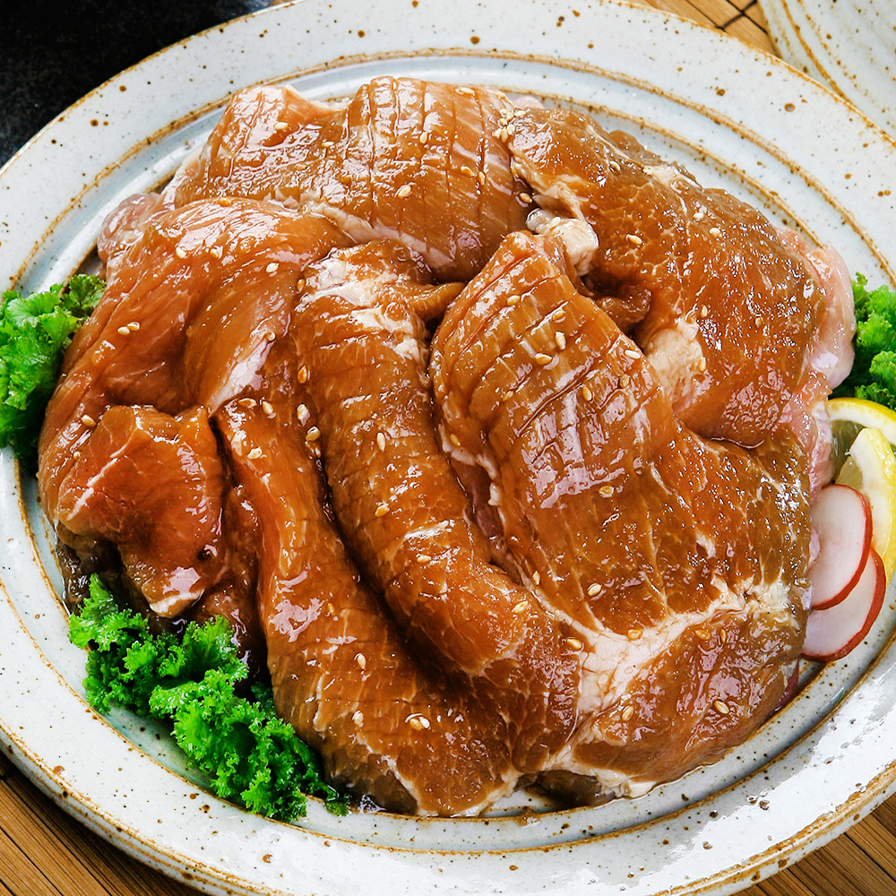 양념 돼지갈비 대용량 5kg 돼지갈비 숯불 고기 주물럭 명절 선물세트