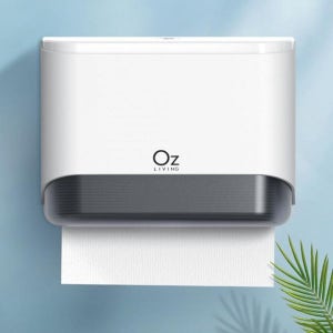 핸드타올 디스펜서 반투명 휴지걸이 핸드타올케이스 주방 욕실 화장실