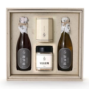 진품12호 국산 참기름 들기름 선물세트 300ml 설 명절 결혼 답례품