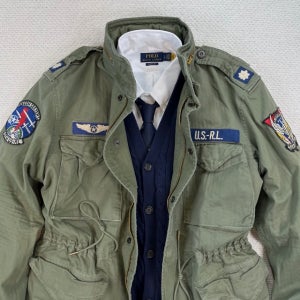 [백화점판] 폴로 랄프로렌 M65 밀리터리 소령 필드 야상자켓(카키)