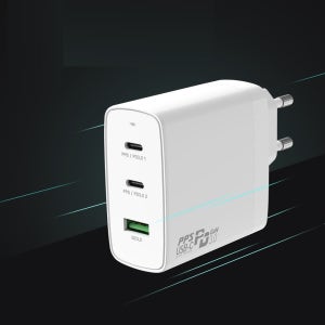 PD 100W GaN 초고속 PPS QC3.0 멀티충전기 3포트 맥북 아이패드 노트북 아이폰 갤럭시 고속충전 지원