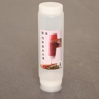 거꾸로 소스 통 710ml 겨자병 케찹 병 튜브형양념통