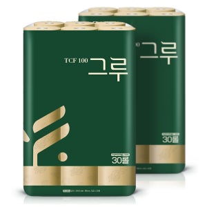 삼정 3겹 그루 오리지날 무표백 화장지 30M30롤2팩
