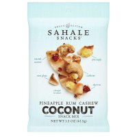 Sahale Snacks Pineapple Rum Cashew 사하레 스넥 파인애플 럼 캐슈 코코넛 믹스 1.5oz(42.5g) 18개입