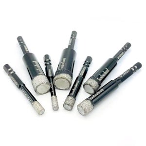 14mm 다이아몬드 홀소 육각 건식드릴비트 전문가용 유리 타일 대리석 화강암 타공
