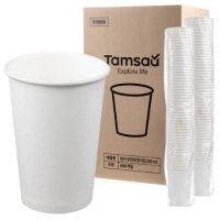 탐사 고평량 종이컵 무인쇄 380ml 600개