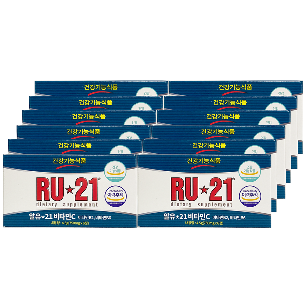 RU21 알유21 <b>비타민C</b> 6정 X 12개