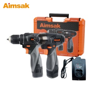 아임삭 14.4V 충전 콤보세트 AO414RMII 3G 무선 임팩 드라이버 전동 드릴
