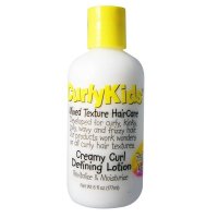 Curly Kids Mixed Texture Hair Care 컬리키즈 믹스드 텍스처 헤어 크리미컬 디파이닝 로션 6oz(177ml) 3팩