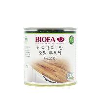 비오파 워크탑 오일 2052 (무용제) (375ml) 원목 주방가구 목재 표면 탑코팅 오일