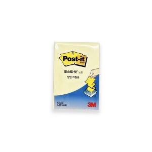 3M 포스트잇 팝업 노트 KR320 노랑