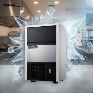 카이저제빙기 NK-63W수냉식 60kg,큰얼음 노즐타입(큐빅형) 업소용제빙기