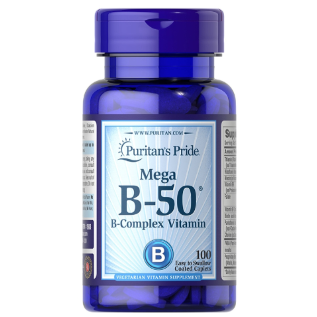 퓨리탄 프라이드 비타민<b>B50 컴플렉스</b> 100정