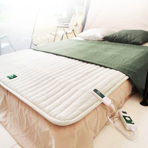 자니 전자파없는 탄소 온열매트 캠핑용 이너 발열 전기요 싱글