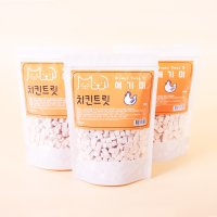 애기미 국내산 1+1 닭가슴살 트릿 치킨 큐브 180g+180g 동결건조 강아지고양이간식