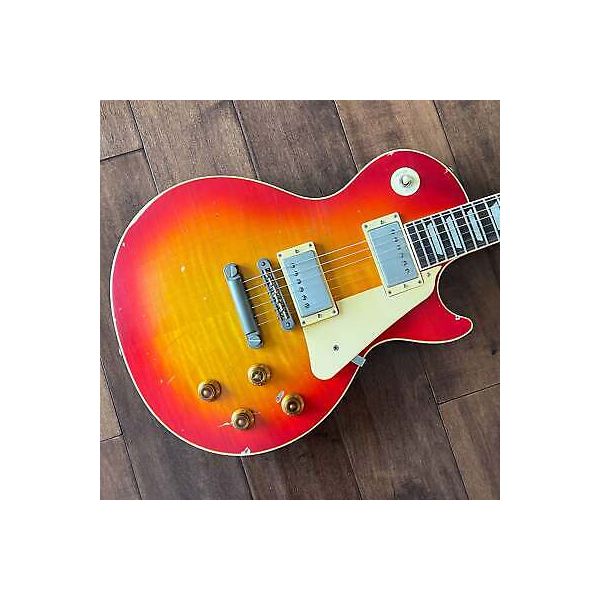 Gibson 깁슨 기타 내쉬 LP60 레스폴 변환 일렉트릭 체리 버스트