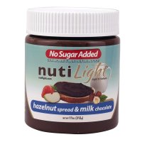 Nutilight No Sugar Added Hazelnut Spread 너트라이트 헤이즐럿 밀크 초콜릿 스프레드 11oz(312g)