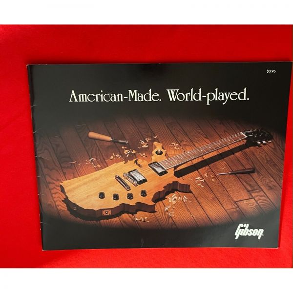 Gibson 깁슨 기타 빈티지 아메리칸 - MADE WORLD PLAYED 1983 카탈로그