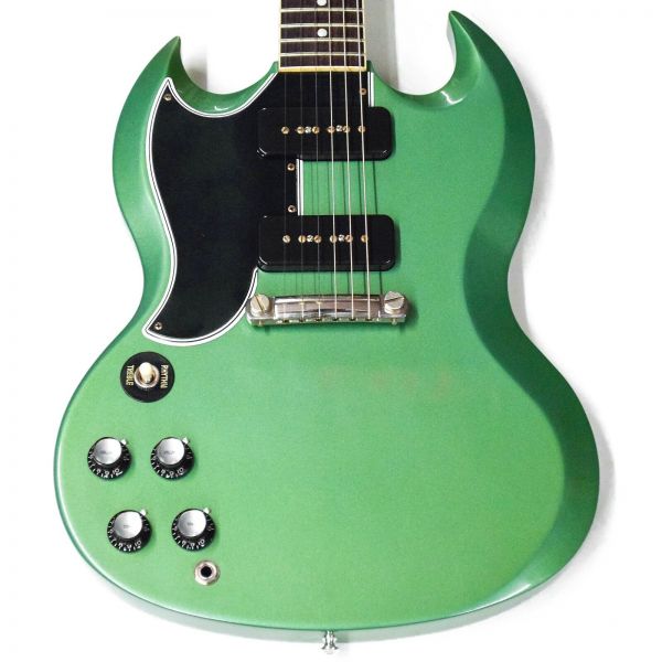 Gibson 깁슨 기타 커스텀 1963 재발행 SG 스페셜 왼손잡이 아이버네스 그린