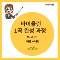 1곡완성과정 악기배우기 바이올린 온라인 레슨 브레인 뮤직 과정 소리미라클