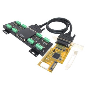 CI-308 + PE-308 8포트 확장형 RS232-422/485 PCI Card