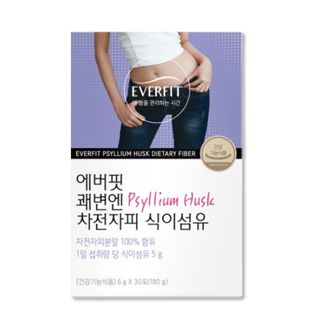 <b>차전자피</b> 식이섬유 30포 1개월분 쾌변 자전차피 분말 가루 스틱 차전피 단일성분 장<b>건강</b>