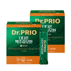 닥터프리오 더다른 초고함량 맥주효모환 28포 2박스 2개월분