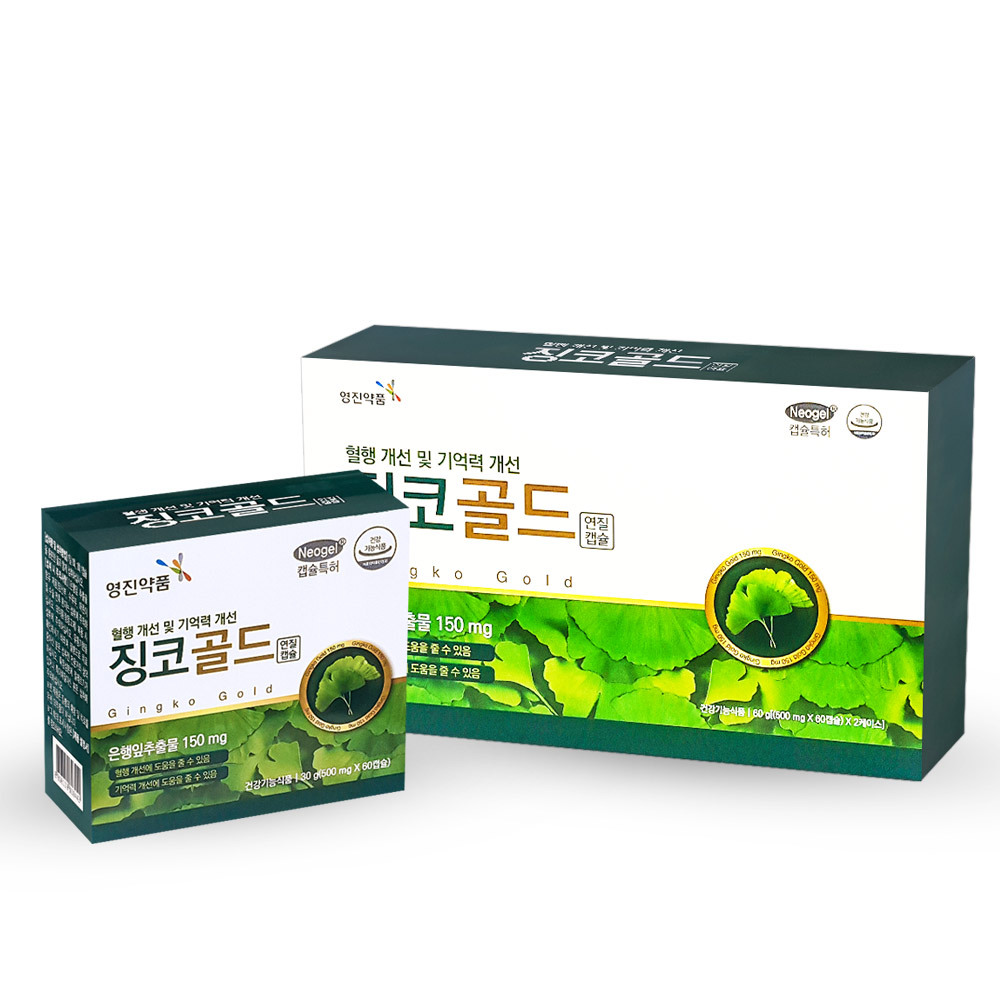영진약품 징코골드 120캡슐