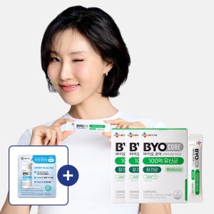 CJ 바이오코어 건강한 생유산균 부자유산균 100억 보장 화사 유산균 분말형 3박스 3개월분 고함량유산균
