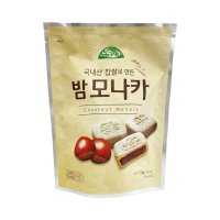 [유기농산] 국내산 찹쌀로 만든 밤 모나카