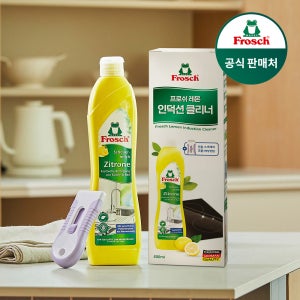 [프로쉬] 프로쉬 다목적 레몬 인덕션 클리너 단품 1개+스크래퍼 1개 구성