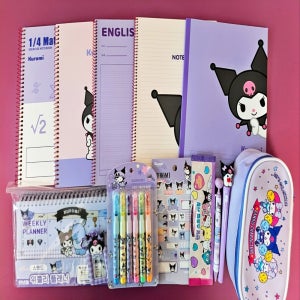 산리오 쿠로미 공책 필통 문구세트 13종 초등여아 입학 새학기 신학기 준비물 선물