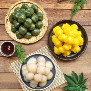 [감자떡] 땅콩이네 강원도 강릉 2KG 떡 쑥 호박 저당 다이어트 아침 식사대용