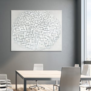 초대형 추상화 그림 /﻿ ﻿﻿﻿몬드리안 ﻿검정과 흰색의 구성 (1m이상 50호-200호)