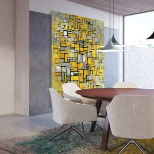 초대형 금전운 추상화 그림 /﻿ ﻿﻿﻿몬드리안 ﻿타블로 (1m이상 50호-200호)