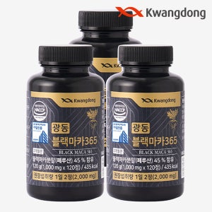 광동 블랙마카 365 아르기닌 아연 6개월분 페루블랙마카 1000mg x 360정