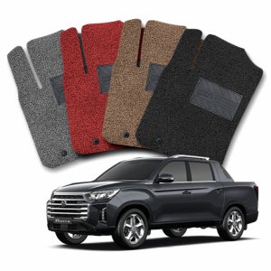 가온 자동차 코일매트 확장형 풀세트 카매트 렉스턴스포츠