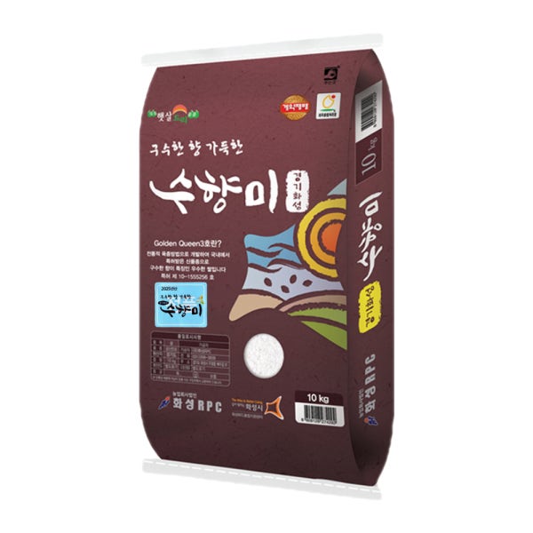수향미 쌀 10kg 20kg 화성 골든퀸3호 향미쌀 최근도정 밥맛좋은 누룽지향