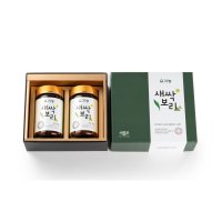 (1+1) 새뜸원 유기농 새싹보리 분말 100g x 2개입 선물 세트 3호